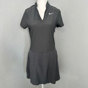 Nike Golf Dri-FIT Gray Sleeveless Athletic Tennis Golf Dress Medium